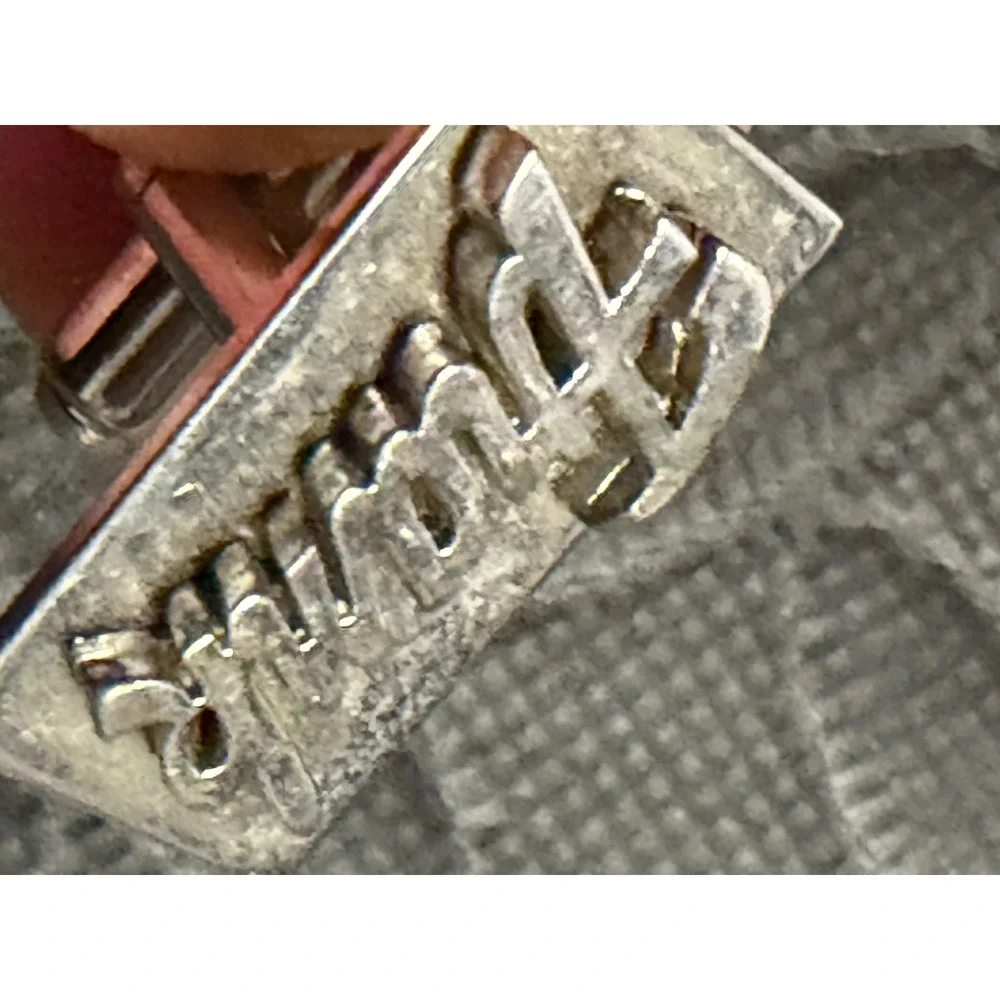 Cufflinks Mens Silver Frank Nameplate Personalized Cuff Links‎ Name Initial Gift